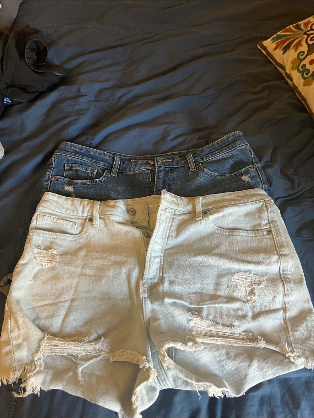 Old Navy High Waisted Denim Shorts Duo